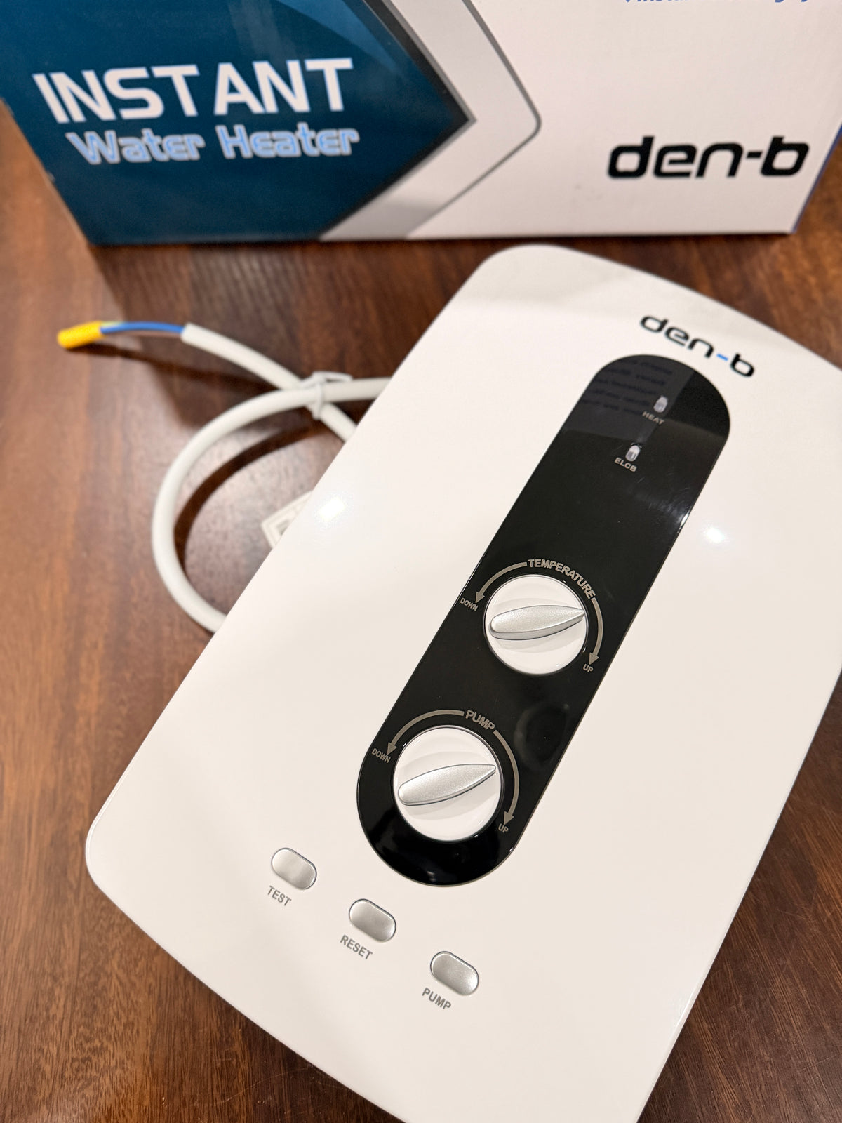 Den-B DN300 instant hot water heater with built-in booster pump - photo 5