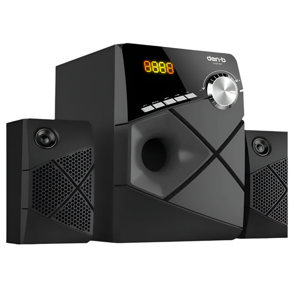 Den-B: PulseBass 2.1 Bluetooth Speaker System