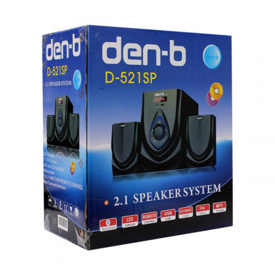 Den-B: UltraSound 2.1 Channel Speaker System