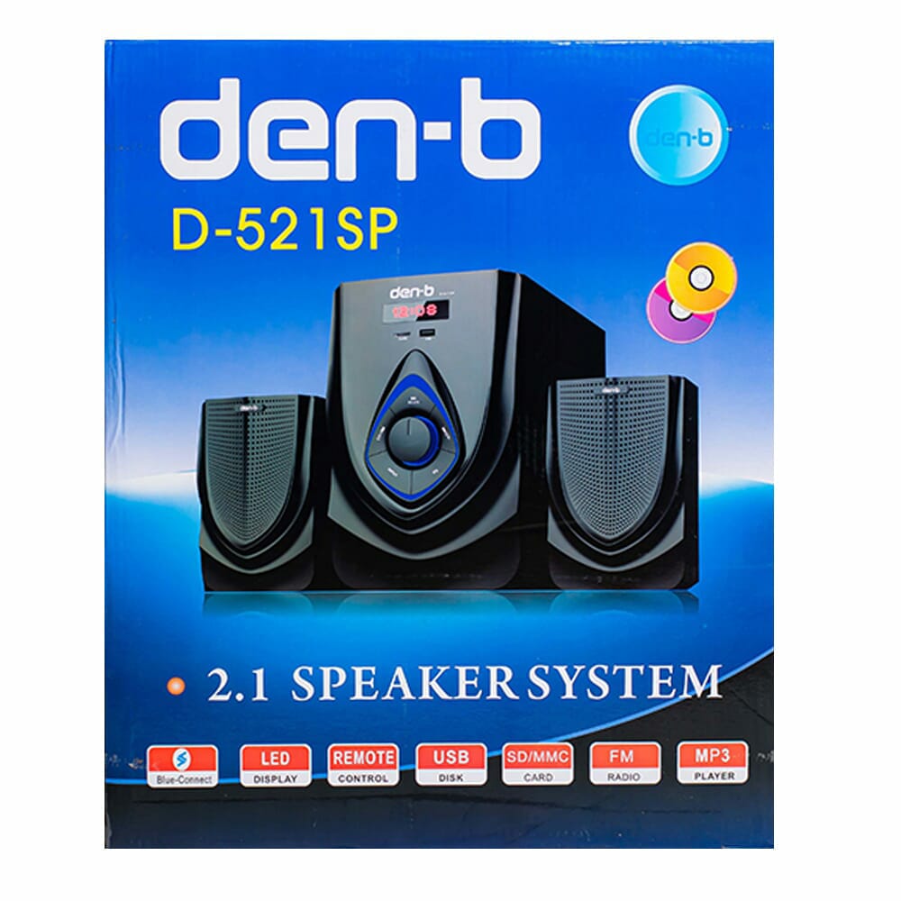 Den-B: UltraSound 2.1 Channel Speaker System
