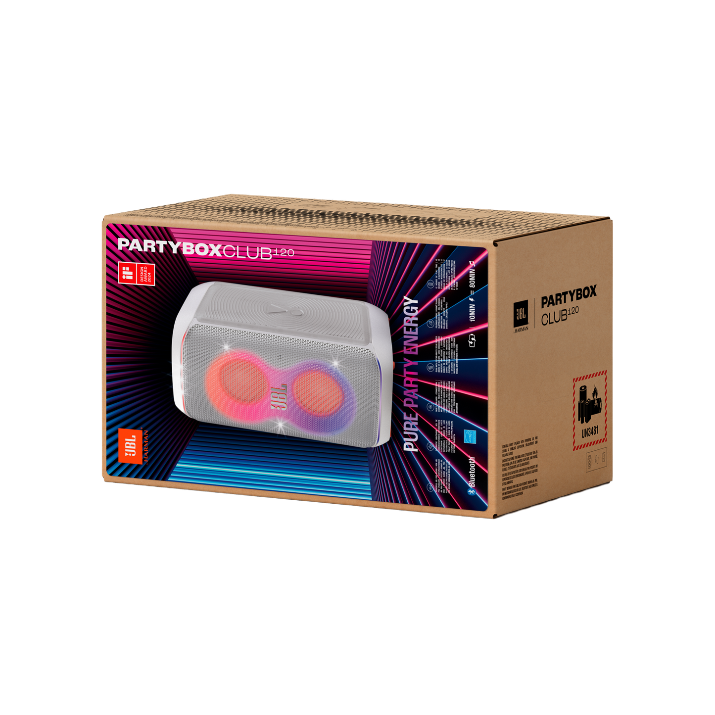 JBL PartyBox Club 120 Bluetooth Party Speaker with Lights
