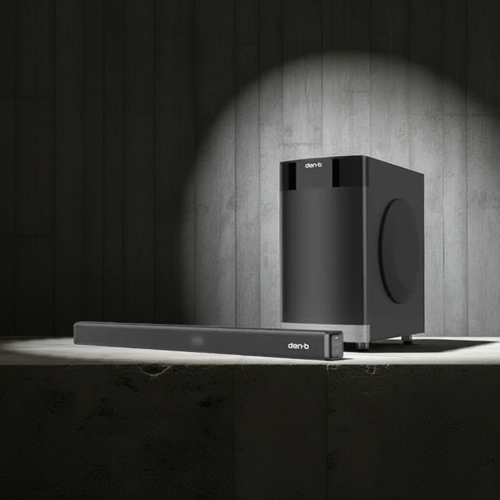 Den-B Cinematic 2.1 Sound Bar with Subwoofer
