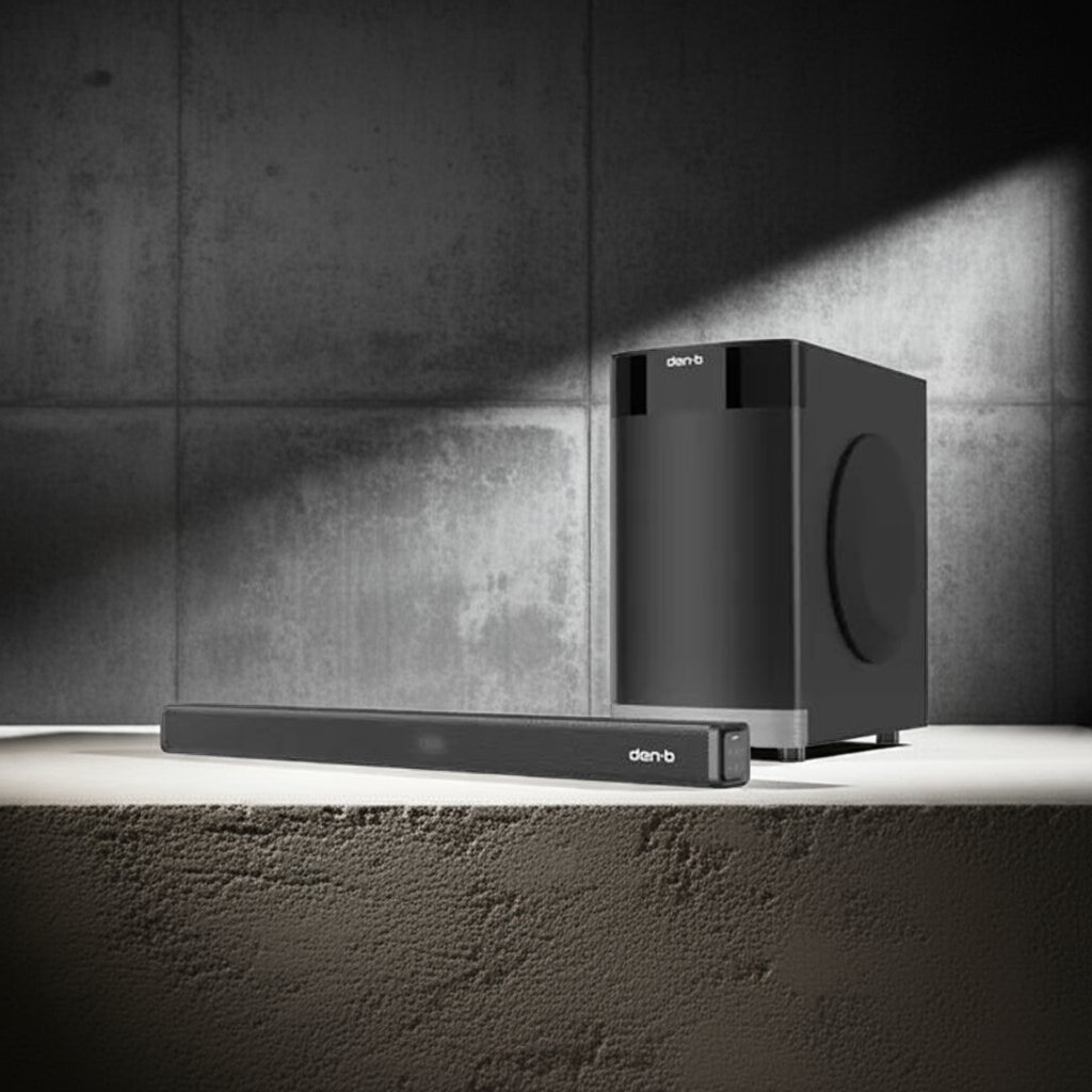Den-B Cinematic 2.1 Sound Bar with Subwoofer