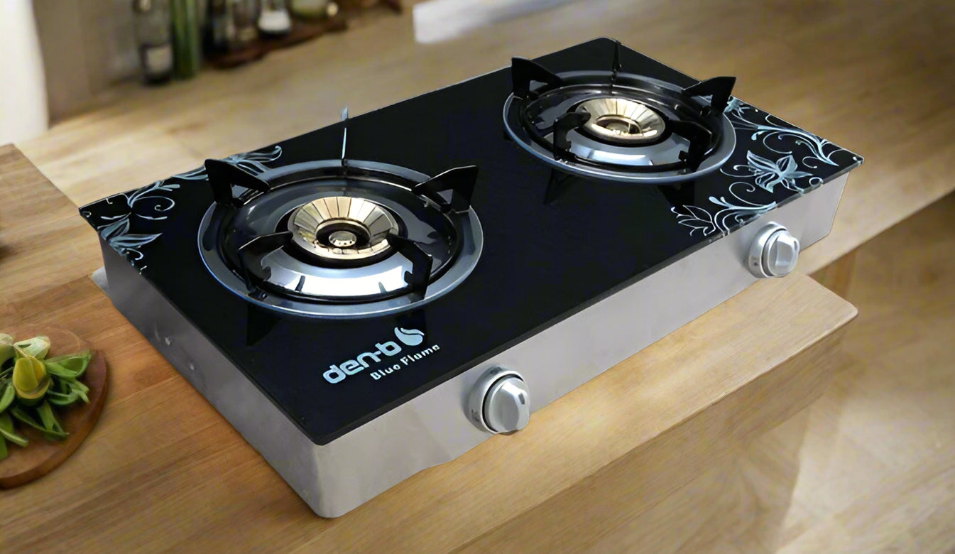 Den-B DuoFlame Glass Cooker